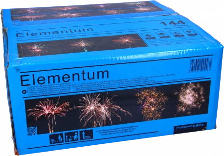 Elementum - 144 Schuss Verbundfeuerwerk